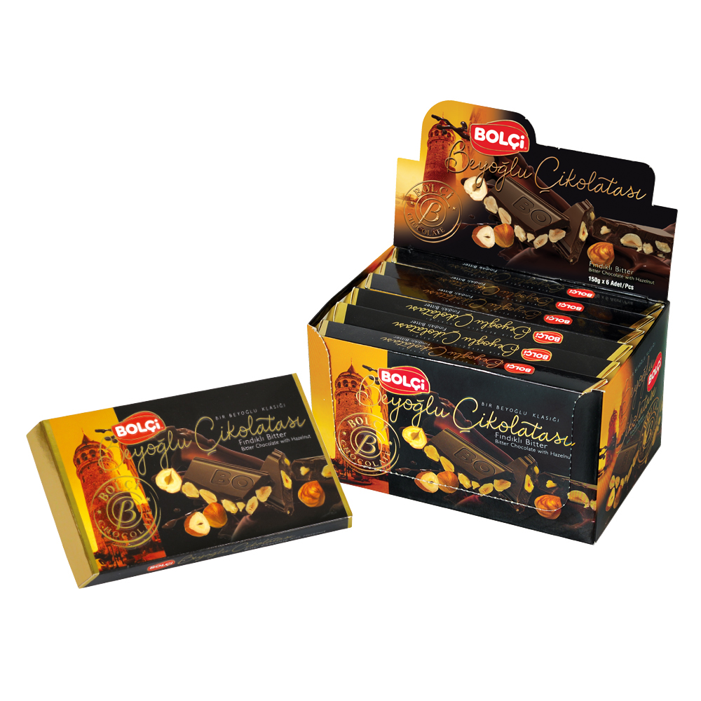 Bitter Fındıklı Tablet Kutulu 150 gr