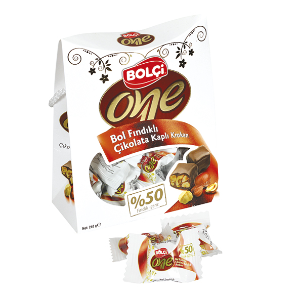 One Sütlü Çikolata Fındıklı 240g Bolu Çikolatası - Bolçi