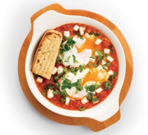 domates soslu poşe yumurta
