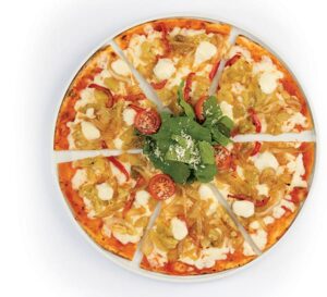 keçi peynirli köz patlıcanlı pizza