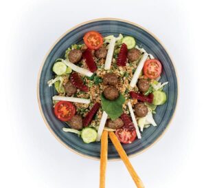 misket köfteli salata